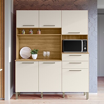 Cozinha 6 Portas e 2 Gavetas: Organize Já!