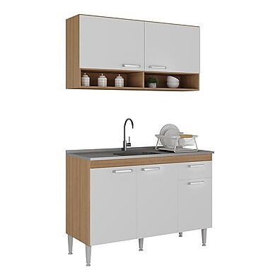Cozinha Compacta 120cm Paris: Organize e Decore!