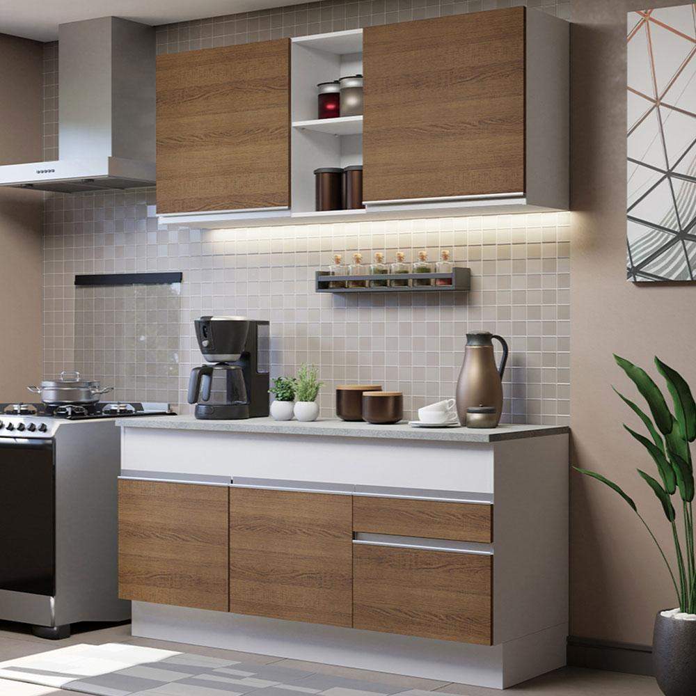 Cozinha Compacta 150cm Glamy Madesa: Organize!