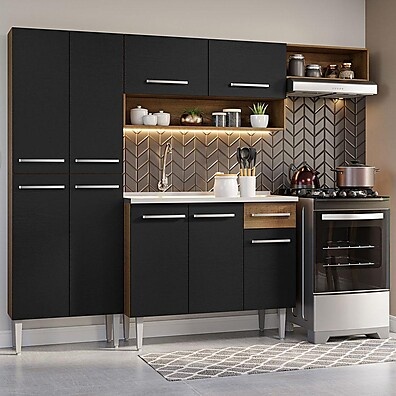 Cozinha Compacta 229cm Emilly Madesa: Preço e Qualidade!