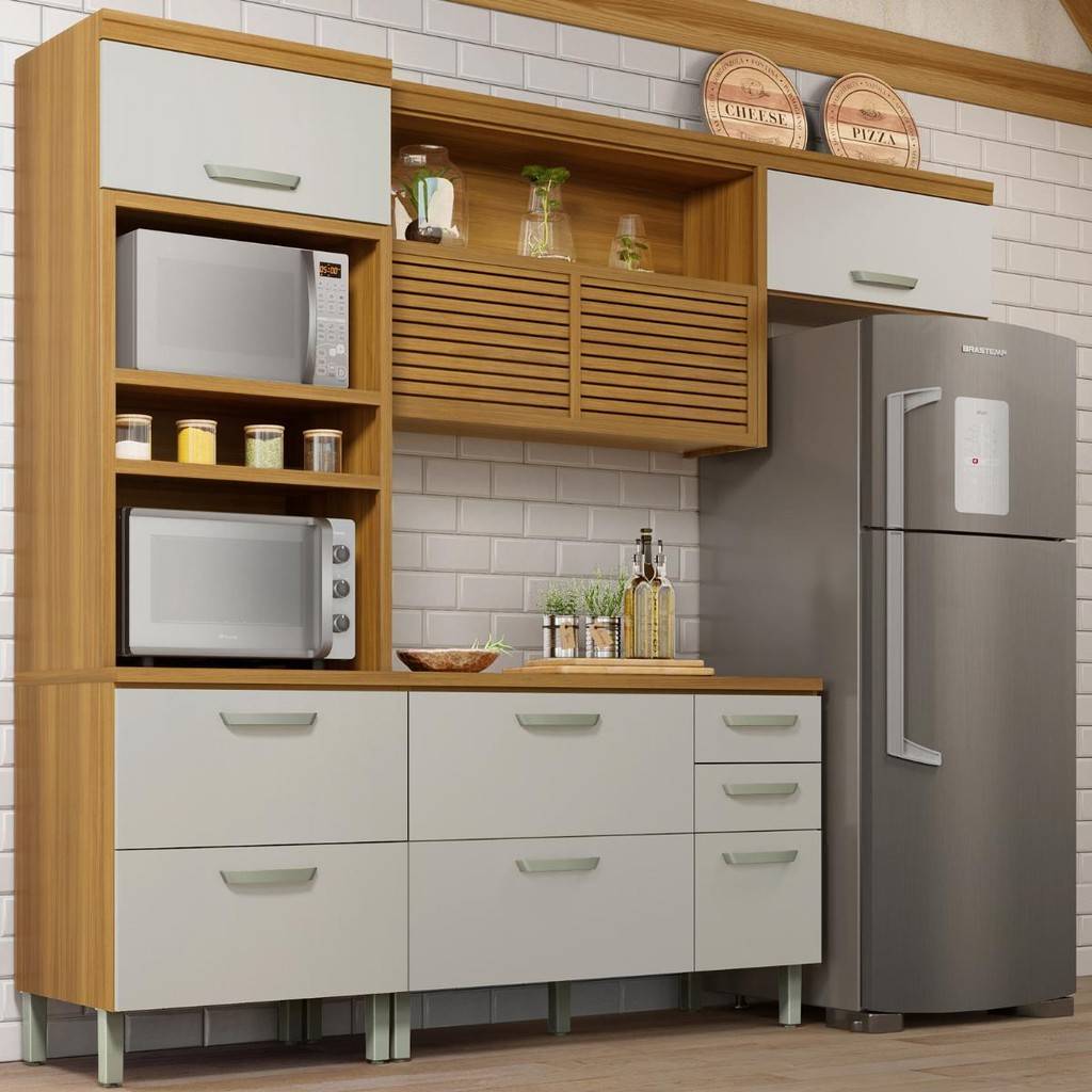 Cozinha Compacta 3 Pçs: Design e Organização!