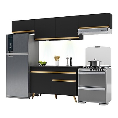 Cozinha Compacta 4pçs com LED Veneza: Preço e Qualidade!
