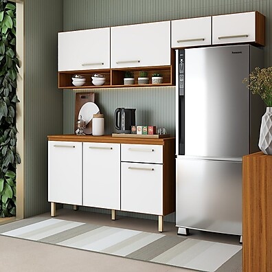 Cozinha Compacta Dama: 7 Portas e 1 Gaveta