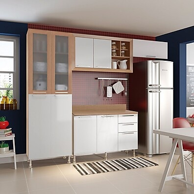 Cozinha Compacta Ditália Aspen: Seu Novo Lar!