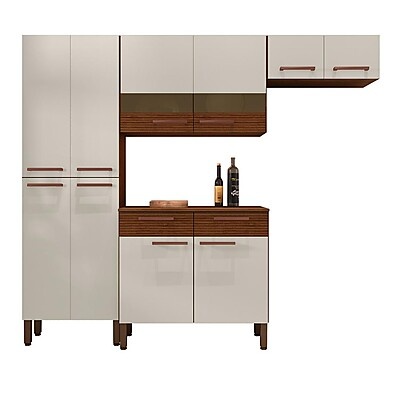 Cozinha Compacta Nala: 10 Portas e Design Moderno