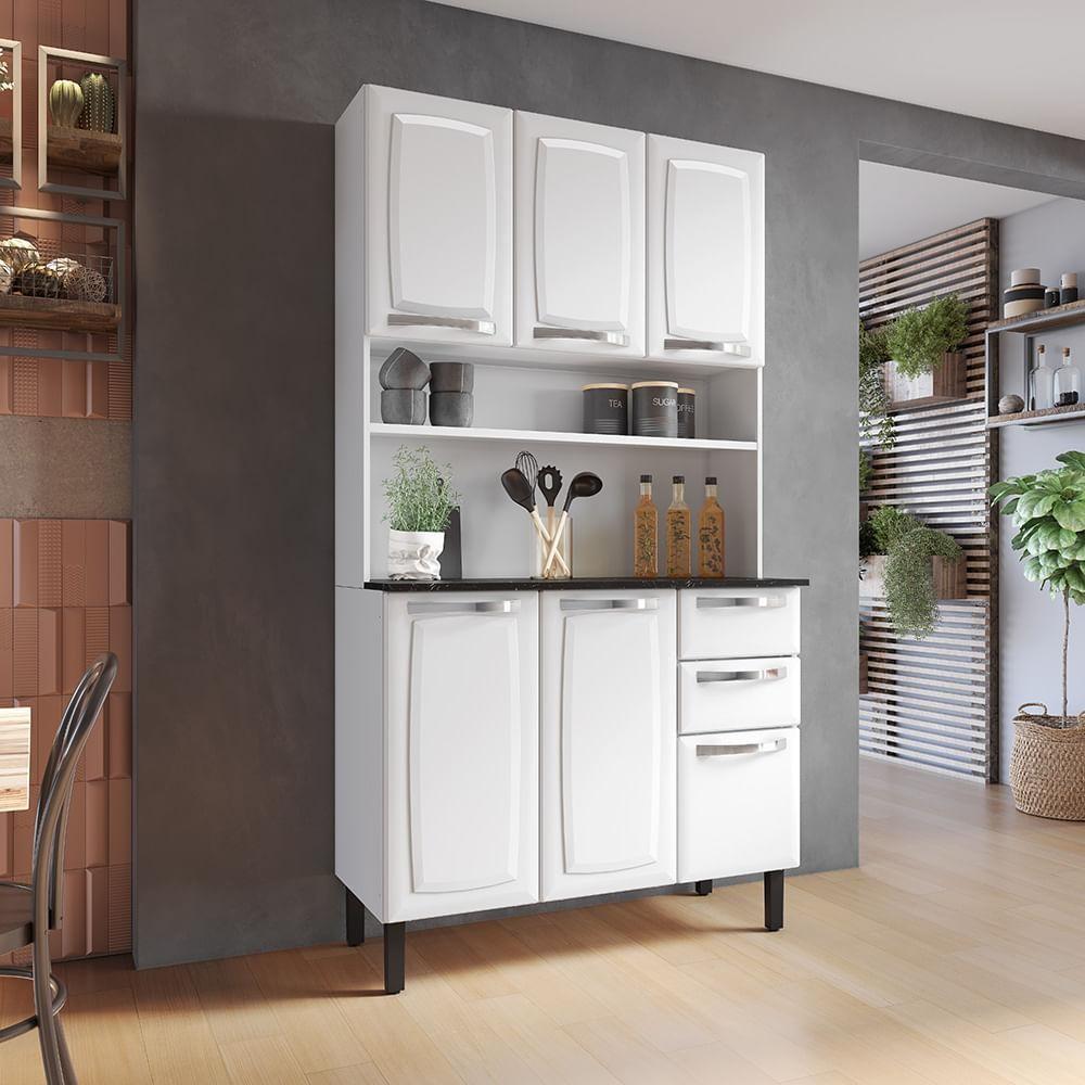 Cozinha Compacta Pratika 105cm: Otimize seu Espaço!
