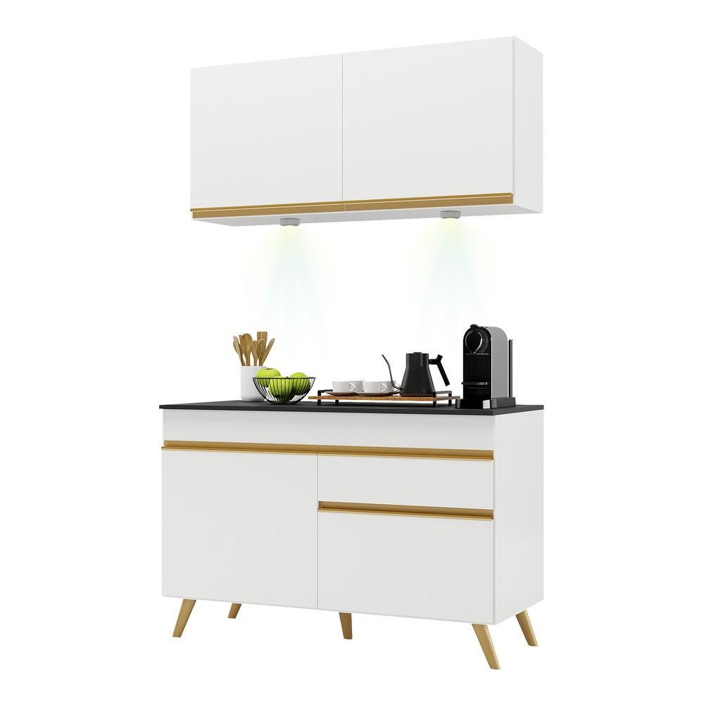 Cozinha Compacta Veneza: LED e Design!