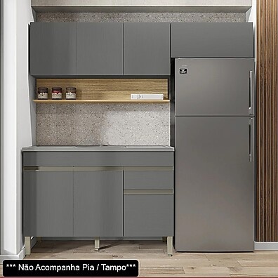 Cozinha Completa 120cm: Armários Mpozenato