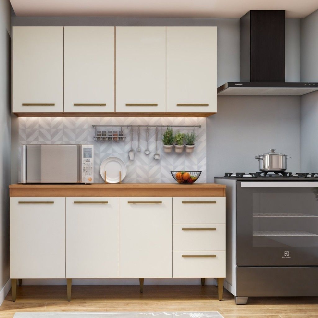 Cozinha Completa Atenas: 7 Portas e 3 Gavetas