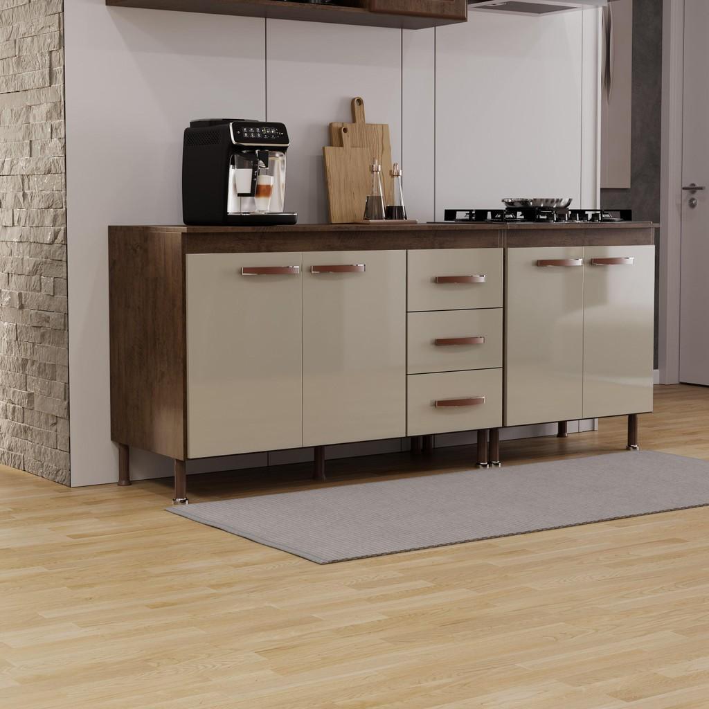 Cozinha Completa: Balcões 70cm e 120cm Fidelitá Lisboa