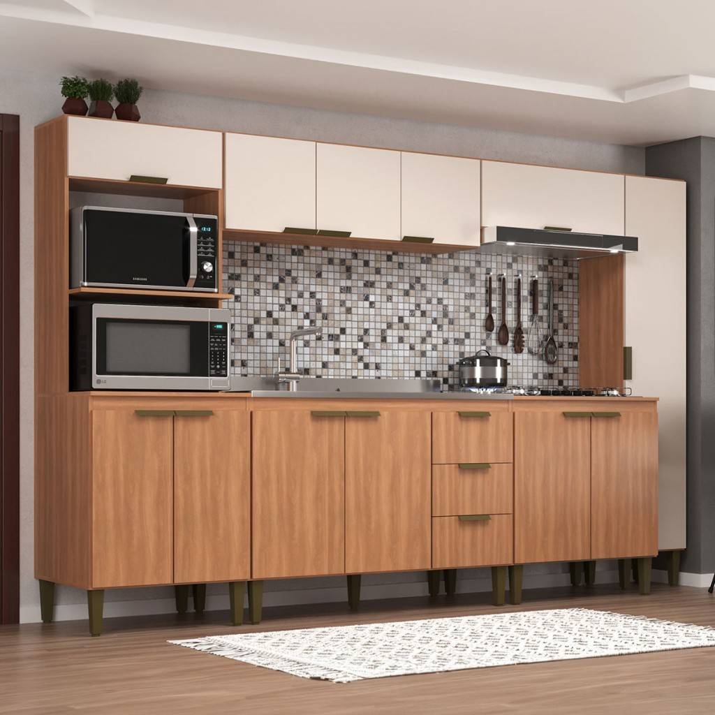 Cozinha Completa Bia 12 Portas: Organize e Decore!
