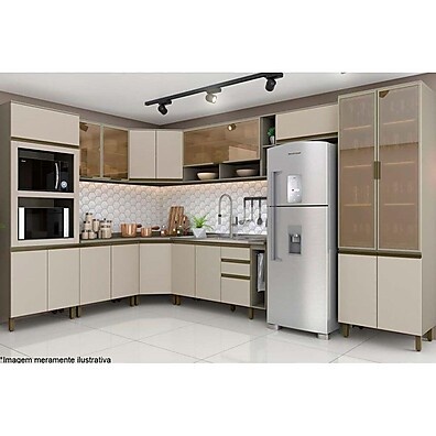 Cozinha Completa Connect 15 Peças Duna/Cristal - Henn