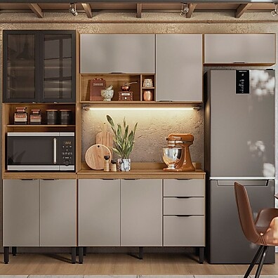 Cozinha Completa Firenze 4 Peças – 10 Portas e 2 Gavetas