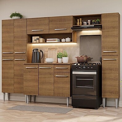 Cozinha Completa Madesa Emilly Hit – Rustic