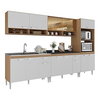 Cozinha Completa Modulada Paris MP2225: Elegância e Praticidade