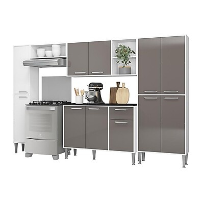 Cozinha Completa Xangai Classic – Espaço, Estilo e Praticidade