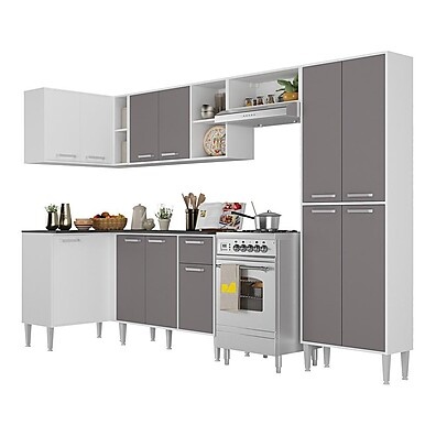 Cozinha Completa Xangai Zouk: Espaço e Estilo na Sua Casa