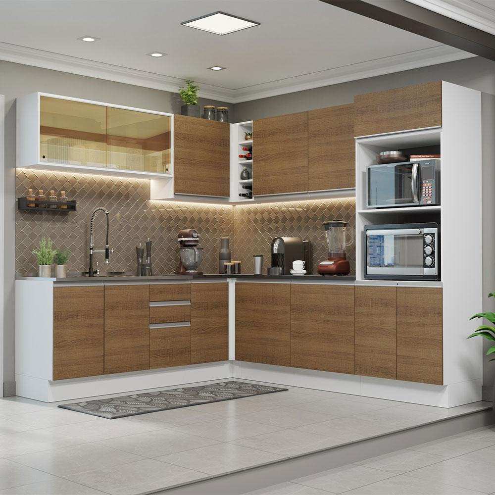 Cozinha de Canto Madesa Acordes: Otimize seu Espaço!