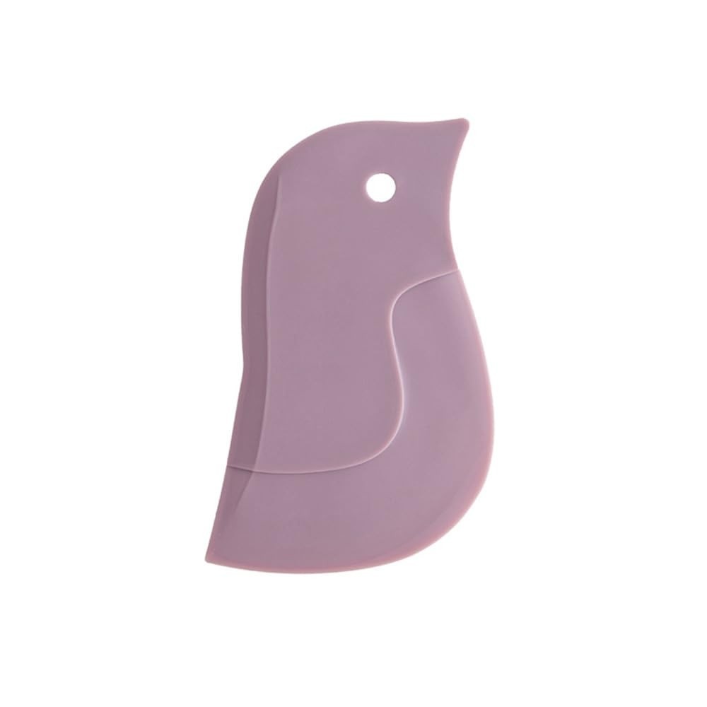 Raspador de Cozinha em Forma de Pinguim Rosa - Ferramenta Multifuncional Macia e Divertida para Limpeza Sem Arranhões