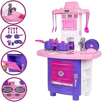 Cozinha Infantil Completa: Diversão com Água de Verdade!