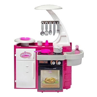 Cozinha Infantil Rosa: Diversão Completa!