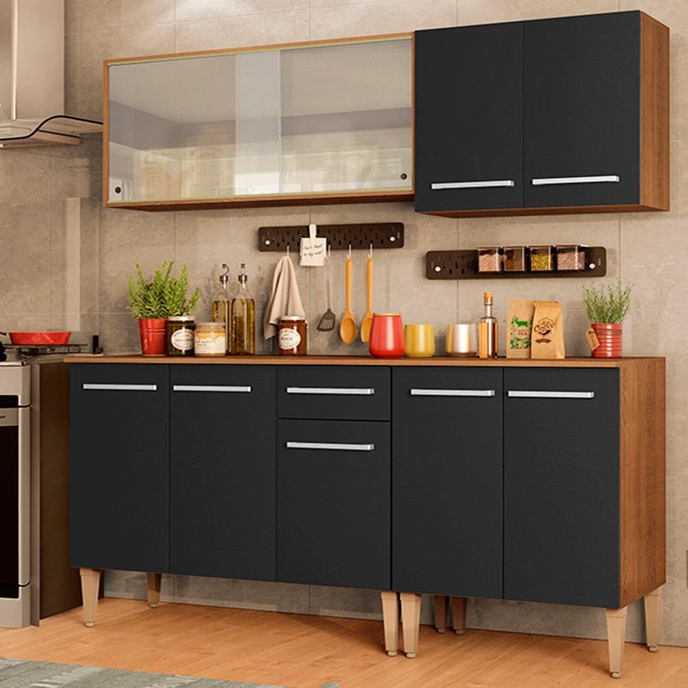 Cozinha Madesa Emilly: Box Completo e Elegante