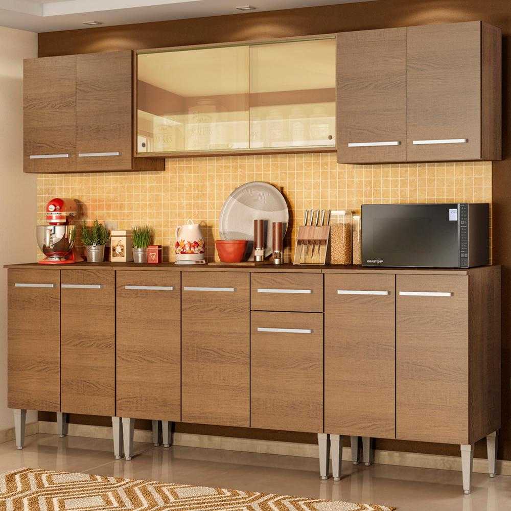 Cozinha Madesa Emilly Fire: Completa e Elegante