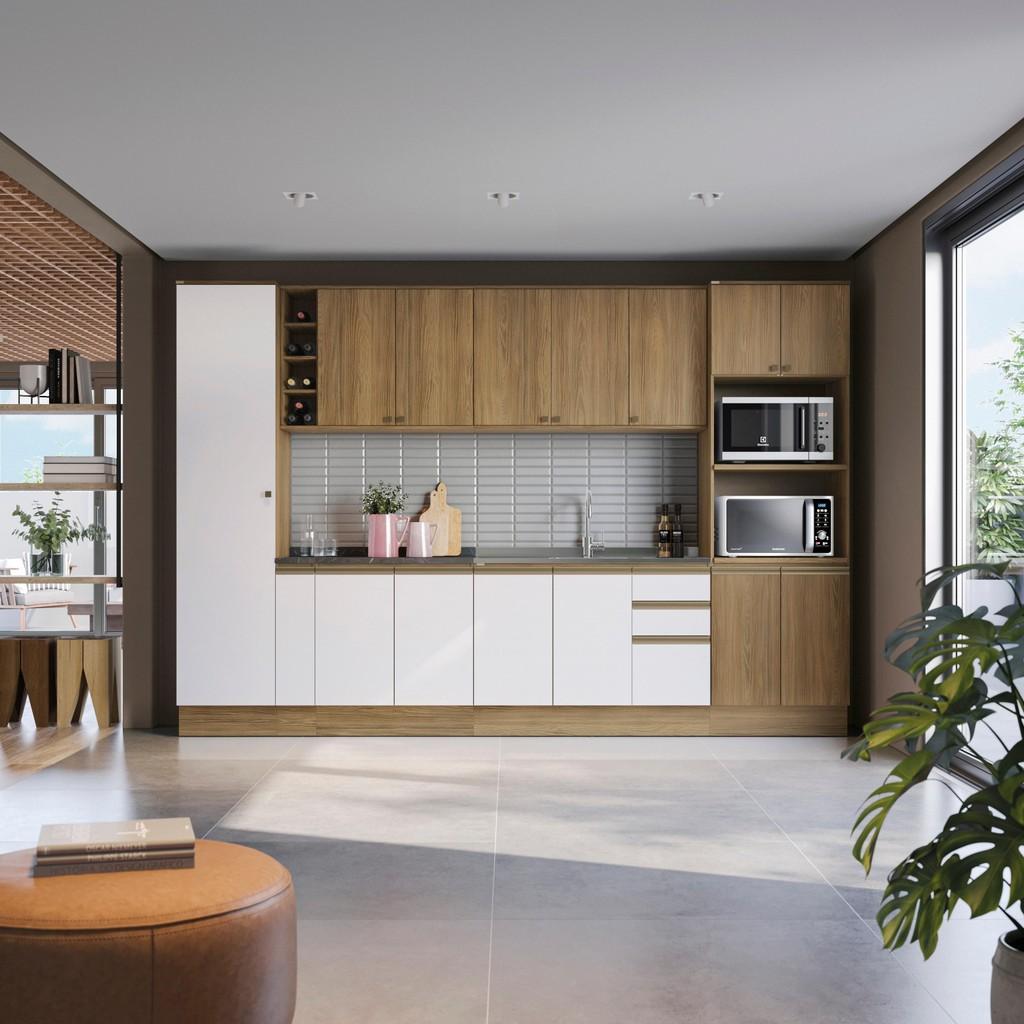 Cozinha Modulada Celeste: 9 Peças para Seu Novo Espaço!