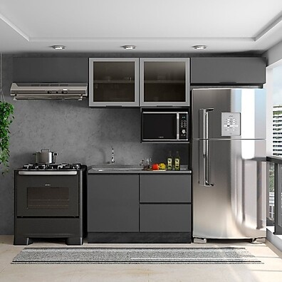 Cozinha Modulada Etna: 5 Peças, Design Moderno!