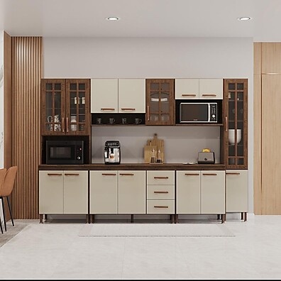 Cozinha Modulada Fidelitá Lisboa: Elegância e Espaço Otimizado