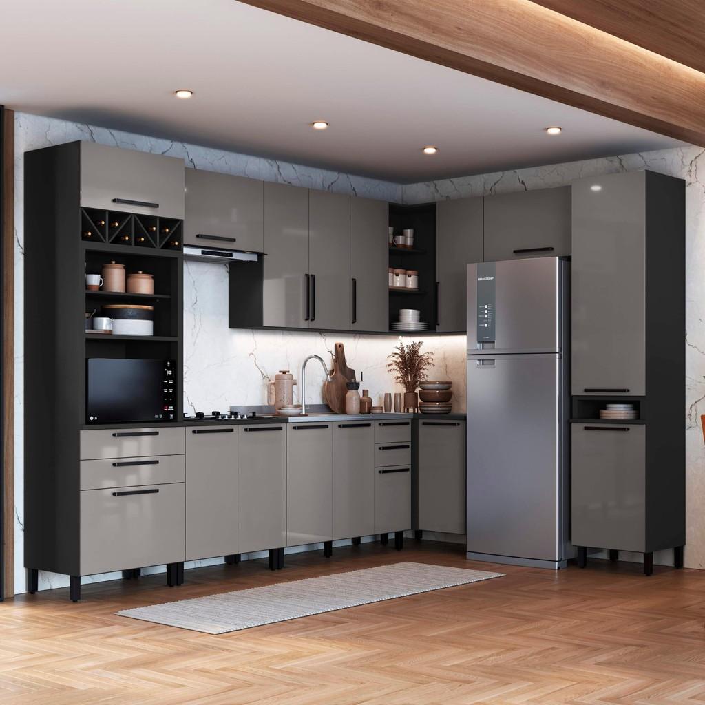 Cozinha Modulada Mônaco: 9 Peças, Design e Funcionalidade
