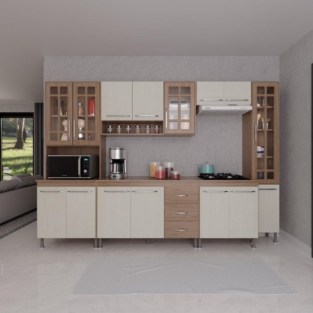 Cozinha Modulada Paris: 6 Peças, Design e Funcionalidade