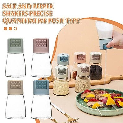 Saleiro de Vidro com Dispenser – Controle e Praticidade na Cozinha