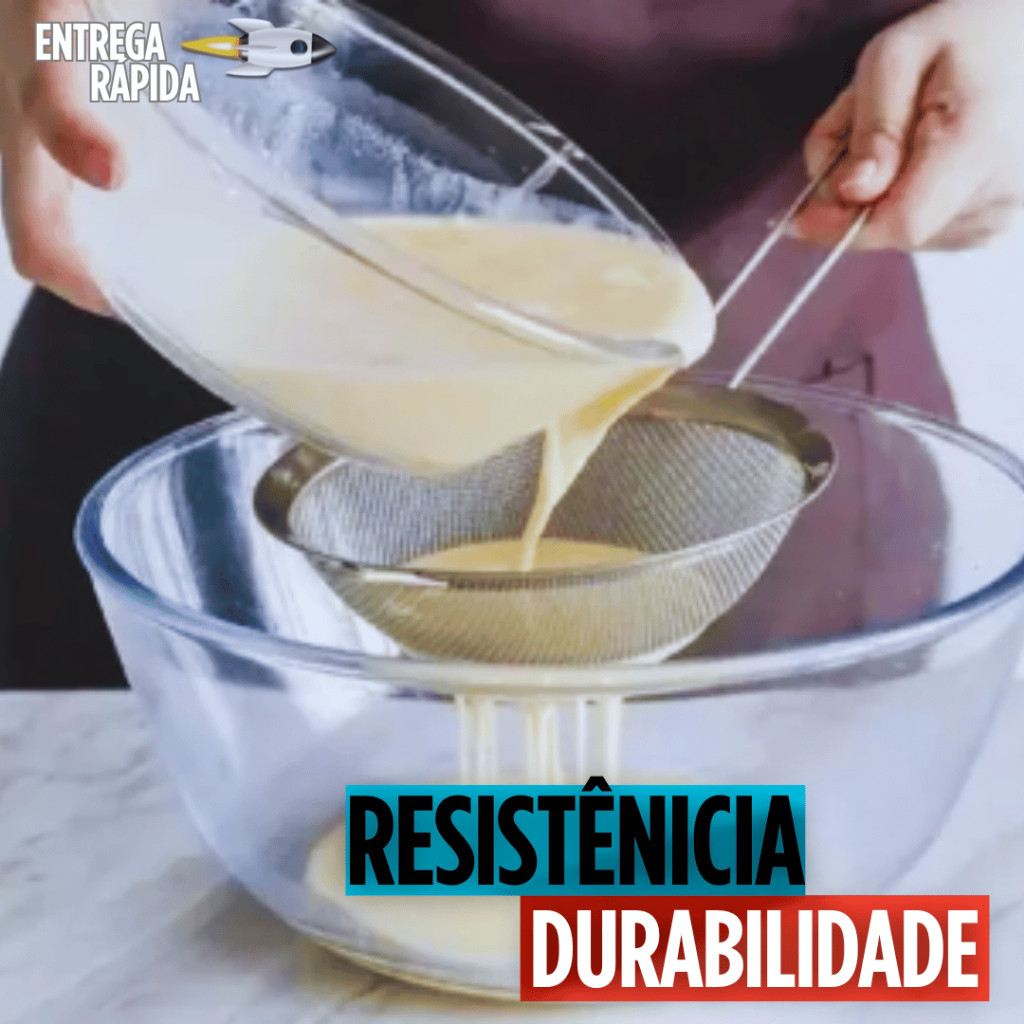 Peneiras Inox Premium: Coe Tudo na Cozinha!