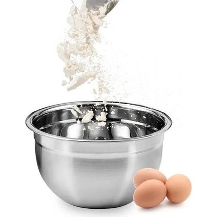 Kit com 10 Bacias Inox 20cm Profissionais – Durabilidade e Versatilidade na Cozinha