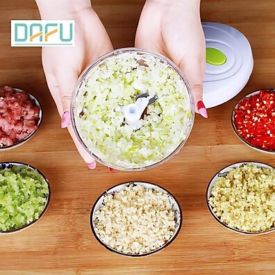 Mini Processador Manual de Alimentos: O Triturador de Alho que Revoluciona Sua Cozinha