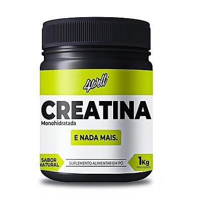 Creatina 4well: Mais Energia e Performance!