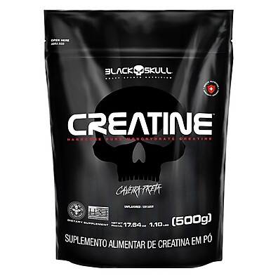 Creatina Blackskull 500g: Força e Performance!