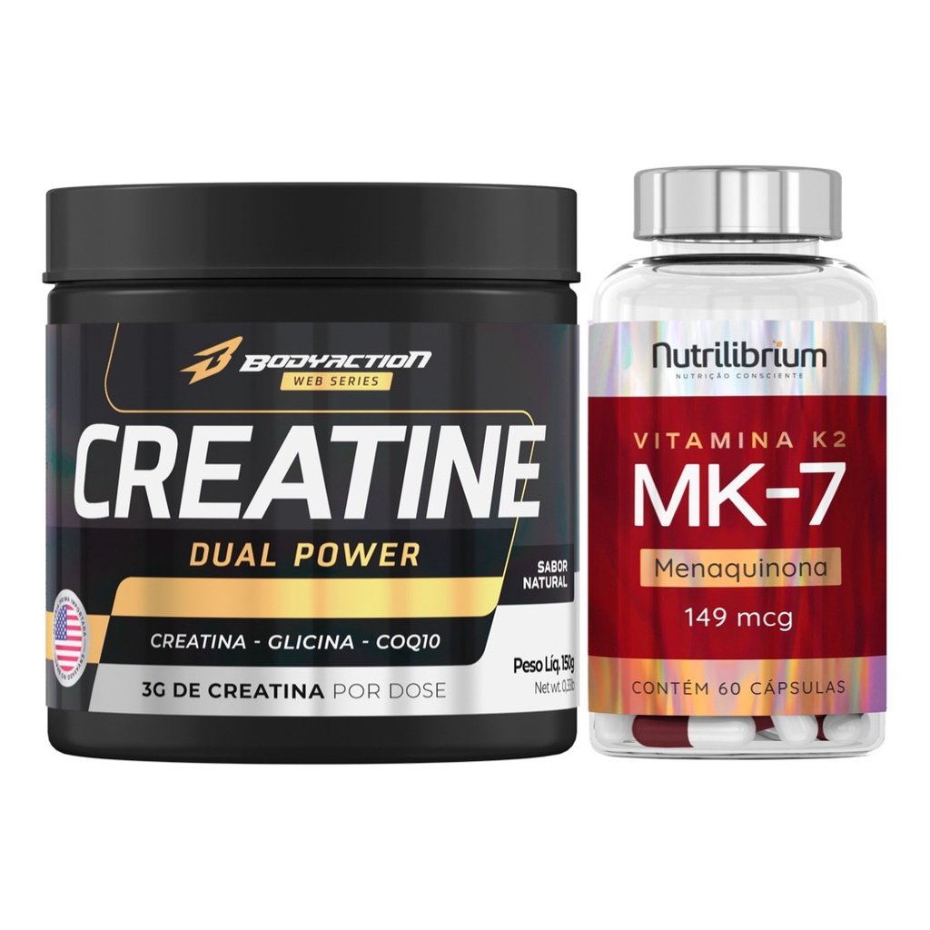 Creatina Dual Power: Energia & Saúde Ósssea