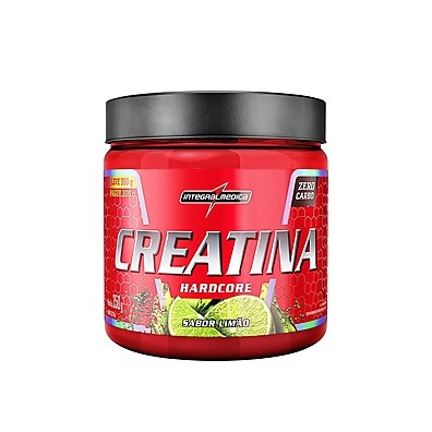 Creatina Hardcore Integralmédica 350g – Mais Força e Sabor