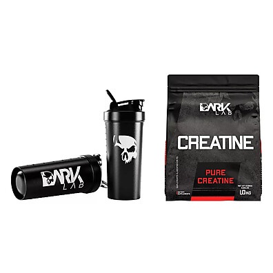 Creatina Monohidratada 1KG + Coqueteleira Dark Lab