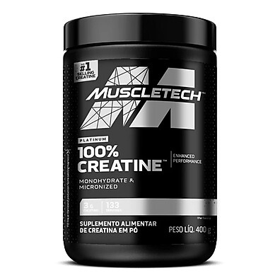 Creatina Platinum 400g: Força e Performance!