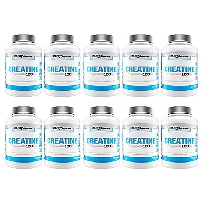Creatina Pura BRNFOODS: Kit 10x 300g