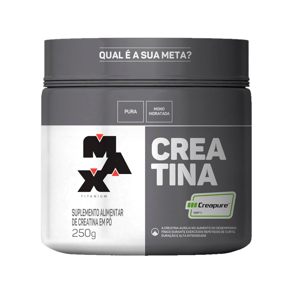 Creatina Pura Max Titanium: Mais Força e Energia!