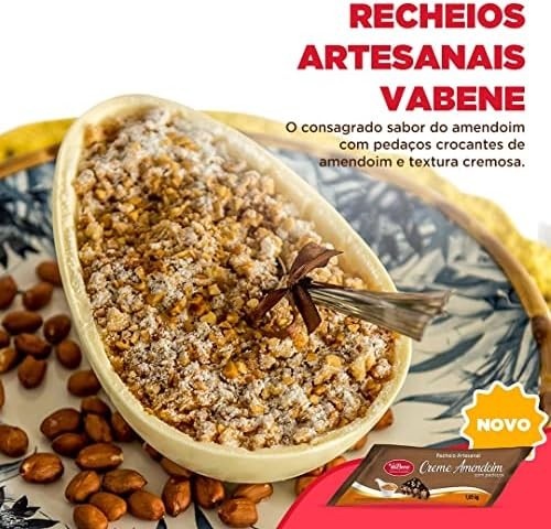 Recheio Artesanal Creme Amendoim 1,01Kg Vabene