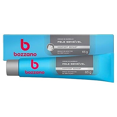 Creme de Barbear Bozzano: Pele Sensível e Hidratada