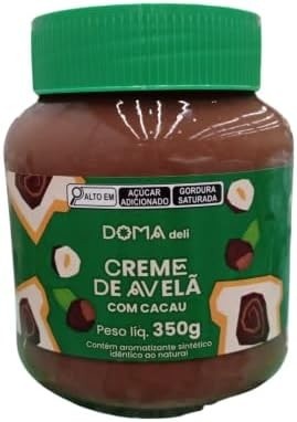 Doma Deli Creme de Avelã com Cacau, 350g, Cremoso