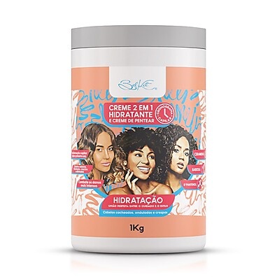 Creme de Pentear Hidratação 1kg Belkit – Hidratação Intensa e Finalização 2 em 1