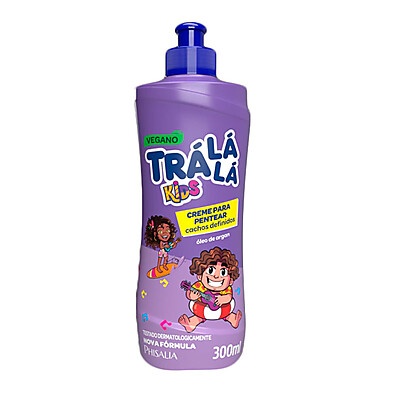 Creme de Pentear Trá Lá Lá Kids Cachos Definidos Vegano 300ml