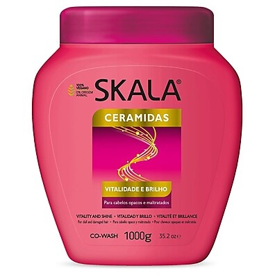 Creme de Tratamento Skala Potão Ceramidas: Vitalidade e Brilho para Cabelos 1Kg
